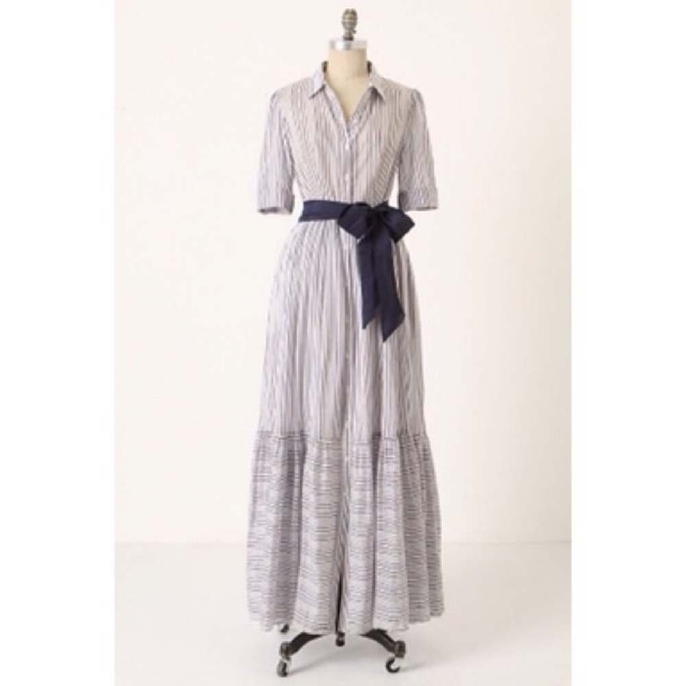 Anthropologie Sine Sand-Skimmer Dress